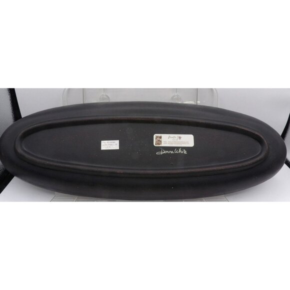 Wooden Bread Board Kitchenware Hand Painted & Signed Nativity Primitive - Picture 5 of 6